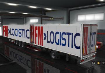 FM LOGISTIC Skin Pack for Trucks and Standard Trailer v1.0 for Euro Truck Simulator 2 (v1.34.x, 1.35.x)