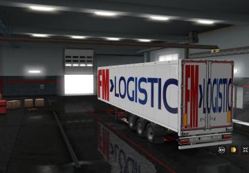 FM LOGISTIC Skin Pack for Trucks and Standard Trailer v1.0 for Euro Truck Simulator 2 (v1.34.x, 1.35.x)