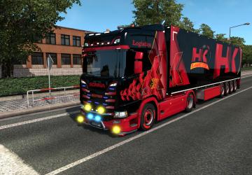HK Logistic Skin Pack version 1.0 for Euro Truck Simulator 2 (v1.36.x, 1.37.x)