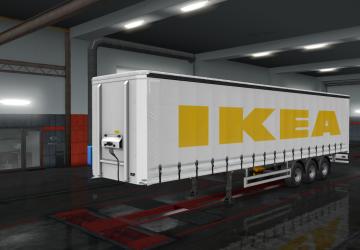 Ikea Skin Pack for Man TGS and Standard Trailers v1.5 for Euro Truck Simulator 2 (v1.35.x)