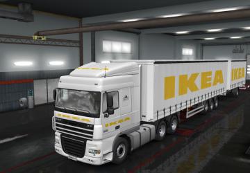 Ikea Skin Pack for Man TGS and Standard Trailers v1.5 for Euro Truck Simulator 2 (v1.35.x)