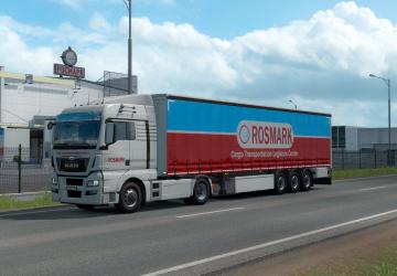 ROSMARK Skin Pack for MAN TGX Euro 6 and Trailer v1.0 for Euro Truck Simulator 2 (v1.39.x, 1.40.x)