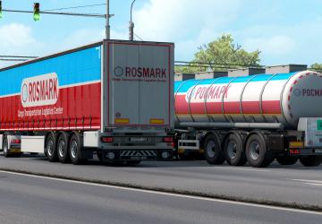 ROSMARK Skin Pack for MAN TGX Euro 6 and Trailer v1.0 for Euro Truck Simulator 2 (v1.39.x, 1.40.x)