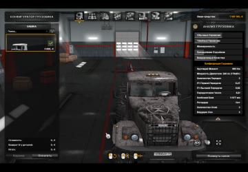 Past Skin for KrAZ 255 version 1.0 for Euro Truck Simulator 2 (v1.35.x, 1.36.x)