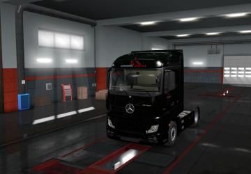Paul Schockemoehle Logistics Skin for Mercedes Actros 2014 v1.0 for Euro Truck Simulator 2 (v1.35.x)