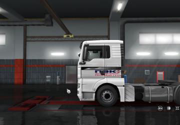 PEC Skin for Mercedes Actros MP3 and Standard Trailers v2.0 for Euro Truck Simulator 2 (v1.34.x, 1.35.x)