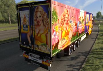 Pelmeni Skin for Renault Premium and Krone Cooliner v1.0 for Euro Truck Simulator 2 (v1.35.x, 1.36.x)
