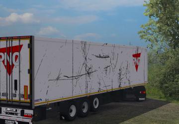 PNO Damaged Skin for Schmitz S.KO Reconstructed v1.0 for Euro Truck Simulator 2 (v1.37.x, 1.38.x)