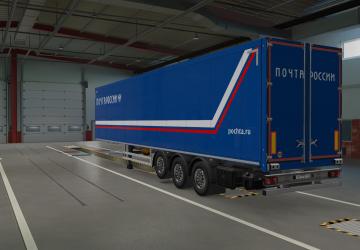 Russian Post Skin version 1.1 for Euro Truck Simulator 2 (v1.40.x, 1.41.x)