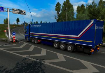 Russian Post Skin for Krone version 1.0 for Euro Truck Simulator 2 (v1.37.x, 1.38.x)