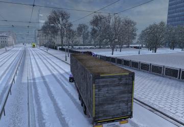 Wood Texture for Krone Dryline version 1.0 for Euro Truck Simulator 2 (v1.35.x, 1.36.x)