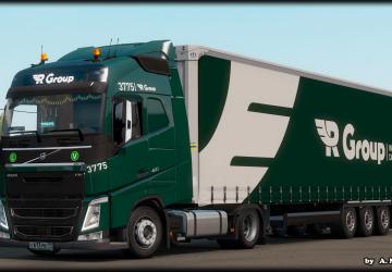R-Group Skin for VOLVO FH16 2012 version 1.0 for Euro Truck Simulator 2 (v1.35.x, - 1.40.x)