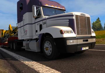 R&R Hoe Service Skin for Freightliner FLD 120 v1.0 for Euro Truck Simulator 2 (v1.31.x, - 1.43.x)
