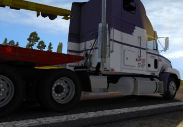 R&R Hoe Service Skin for Freightliner FLD 120 v1.0 for Euro Truck Simulator 2 (v1.31.x, - 1.43.x)