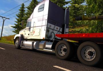 R&R Hoe Service Skin for Freightliner FLD 120 v1.0 for Euro Truck Simulator 2 (v1.31.x, - 1.43.x)