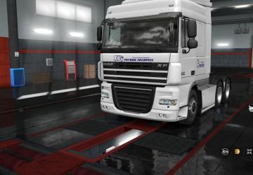 REGION EXPRESS Skin for DAF FX 105 version 1.0 for Euro Truck Simulator 2 (v1.34.x, 1.35.x)
