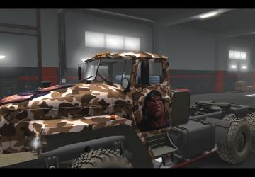 Rembo Skin for Ural-4320-10 version 1.0 for Euro Truck Simulator 2 (v1.35.x, 1.36.x)