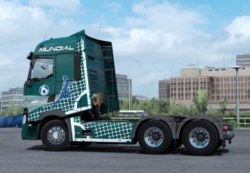Renault MUNDIAL 2018 Skin version 1.0 for Euro Truck Simulator 2 (v1.35.x, 1.36.x)