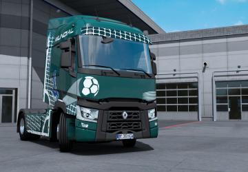 Renault MUNDIAL 2018 Skin version 1.0 for Euro Truck Simulator 2 (v1.35.x, 1.36.x)