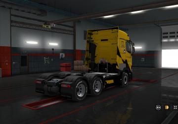 Renault Sport Racing Skin for Renault T Range and Trailer v1.0 for Euro Truck Simulator 2 (v1.35.x)