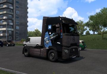 Skin Renault T VK version 1.0 for Euro Truck Simulator 2 (v1.42.x)