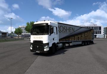 Roshen Skin for Trailer and Truck version 1.0 for Euro Truck Simulator 2 (v1.53x - 1.54x)