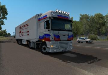 Russia Skin for DAF XF 105 version 1.0 for Euro Truck Simulator 2 (v1.35.x, 1.36.x)