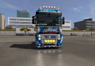 Russia Skin for Renault Magnum version 1.0 for Euro Truck Simulator 2 (v1.35.x, - 1.42.x)