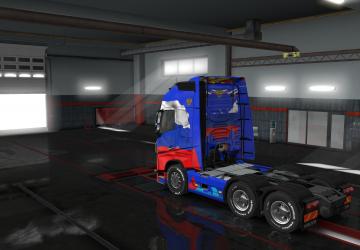 Russia Skin for Volvo FH 2012 version 1.0 for Euro Truck Simulator 2 (v1.35.x, - 1.43.x)