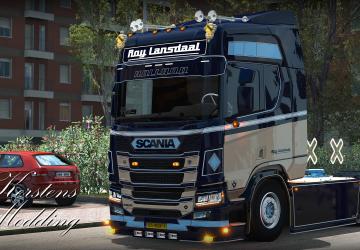 Roy Lansdaal R520 Skin for Scania R 2016 version 1.0 for Euro Truck Simulator 2 (v1.36.x)
