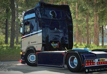 Roy Lansdaal R520 Skin for Scania R 2016 version 1.0 for Euro Truck Simulator 2 (v1.36.x)