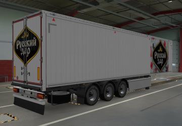 Russian Gift Skin for Your Trailer version 1.0 for Euro Truck Simulator 2 (v1.39.x)