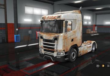 Rusty Skin for Scania S 2016 version 1.0 for Euro Truck Simulator 2 (v1.31.x, - 1.35.x)