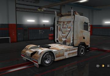 Rusty Skin for Scania S 2016 version 1.0 for Euro Truck Simulator 2 (v1.31.x, - 1.35.x)