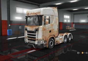 Rusty Skin for Scania S 2016 version 1.0 for Euro Truck Simulator 2 (v1.31.x, - 1.35.x)