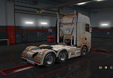 Rusty Skin for Scania S 2016 version 1.0 for Euro Truck Simulator 2 (v1.31.x, - 1.35.x)