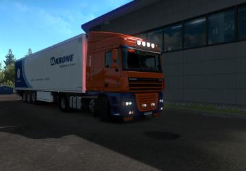Redhead Skin for DAF XF 105 version 1.0 for Euro Truck Simulator 2 (v1.35.x, - 1.39.x)