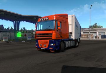 Redhead Skin for DAF XF 105 version 1.0 for Euro Truck Simulator 2 (v1.35.x, - 1.39.x)