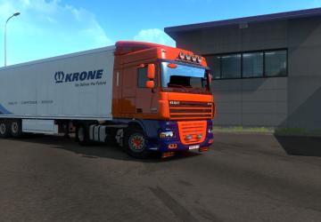 Redhead Skin for DAF XF 105 version 1.0 for Euro Truck Simulator 2 (v1.35.x, - 1.39.x)