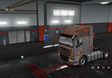 Rusty Skin for DAF XF 105 version 1.0 for Euro Truck Simulator 2 (v1.36.x)