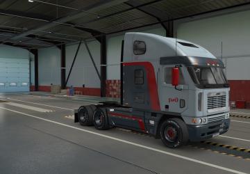 RZD Skin for Freightliner Argosy version 1.0 for Euro Truck Simulator 2 (v1.36.x, - 1.39.x)