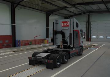 RZD Skin for Freightliner Argosy version 1.0 for Euro Truck Simulator 2 (v1.36.x, - 1.39.x)