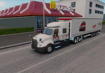 RZD Skin for International LT 2019 version 1.0 for Euro Truck Simulator 2 (v1.35.x, 1.36.x)