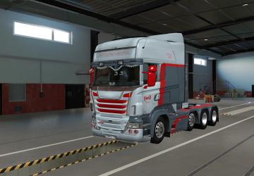 RZD Skin for Scania R by RJL version 1.0 for Euro Truck Simulator 2 (v1.36.x, - 1.39.x)