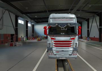 RZD Skin for Scania R by RJL version 1.0 for Euro Truck Simulator 2 (v1.36.x, - 1.39.x)