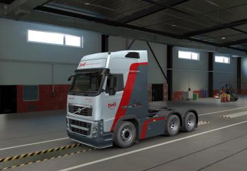 RZD Volvo FH Classic Skin version 1.0 for Euro Truck Simulator 2 (v1.36.x, - 1.39.x)
