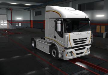 Iveco Stralis Striped Skin for Truck version 1.0 for Euro Truck Simulator 2 (v1.35.x, - 1.43.x)