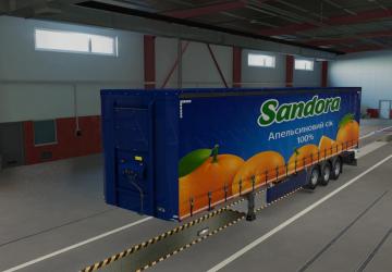 Sandora Trailer Skin version 1.0 for Euro Truck Simulator 2 (v1.53x - 1.54x)