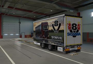 Scania 770s V8 Skin for Scania P G R S Tandem v1.0 for Euro Truck Simulator 2 (v1.39.x)