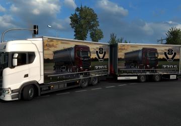 Scania 770s V8 Skin for Scania P G R S Tandem v1.0 for Euro Truck Simulator 2 (v1.39.x)